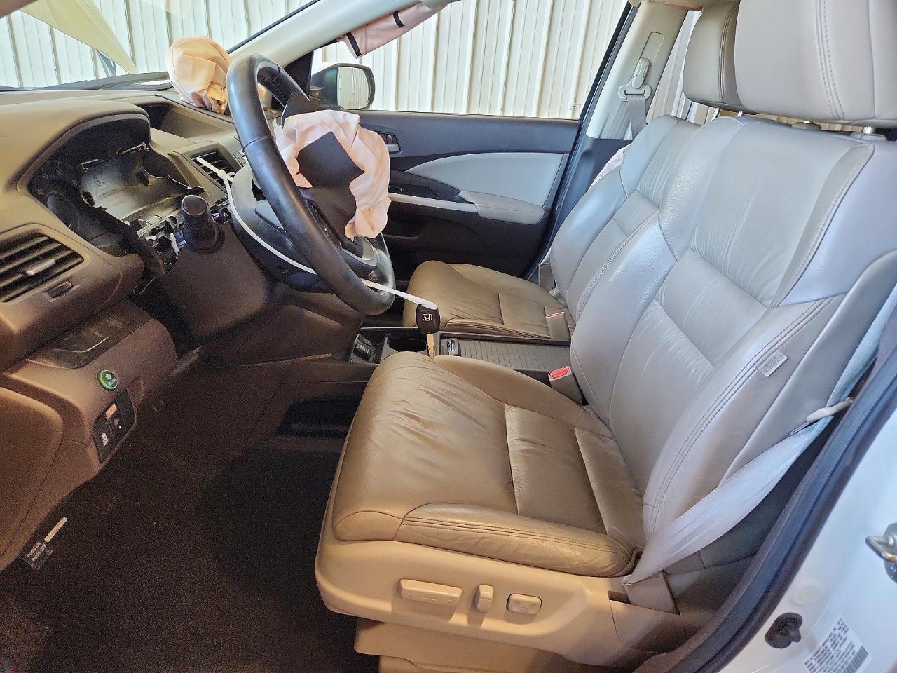 2013 Honda Cr-v Exl White vin: 5J6RM4H7XDL009159