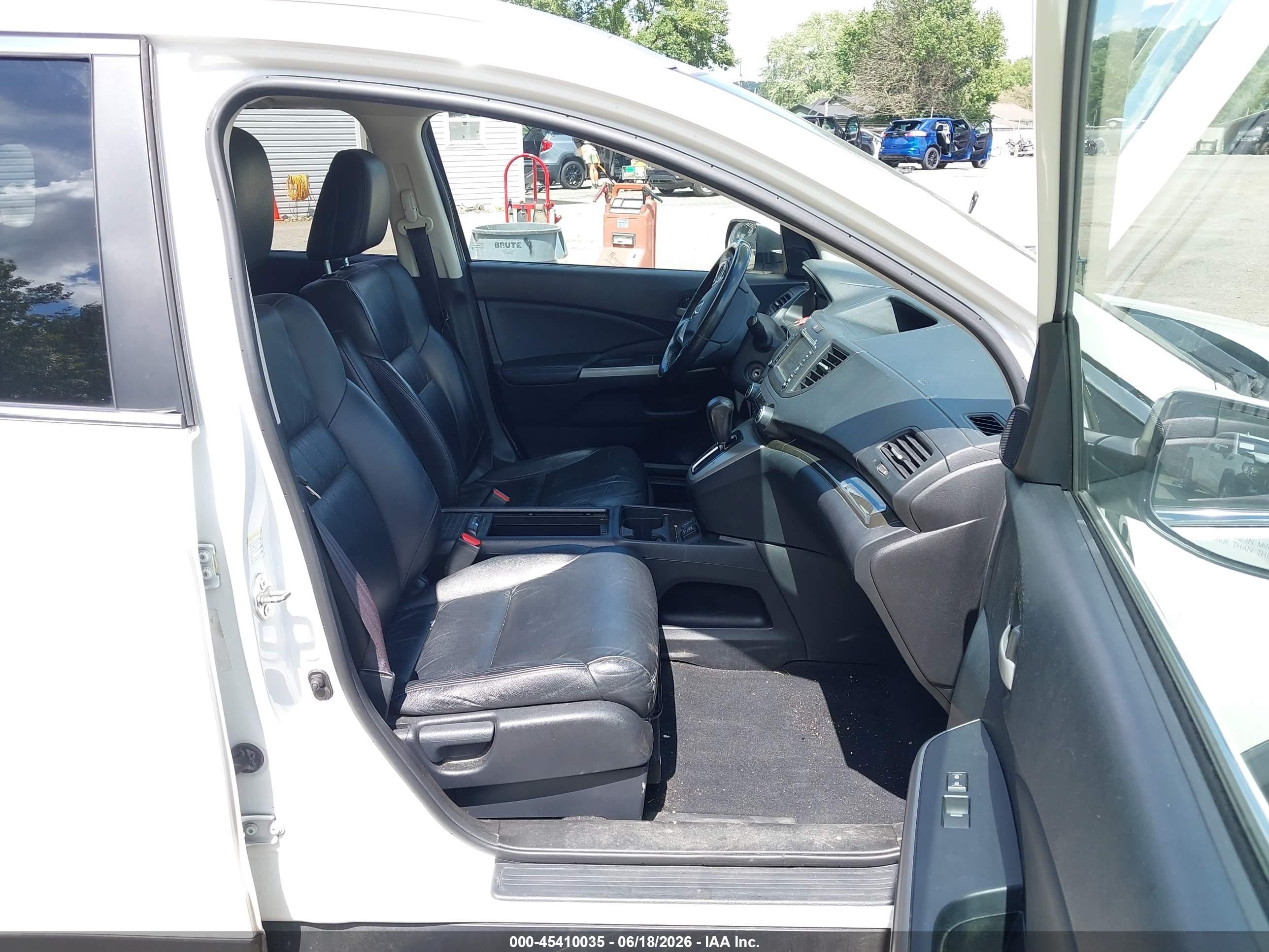 2013 Honda Cr-v Ex-l Black vin: 5J6RM4H7XDL020033