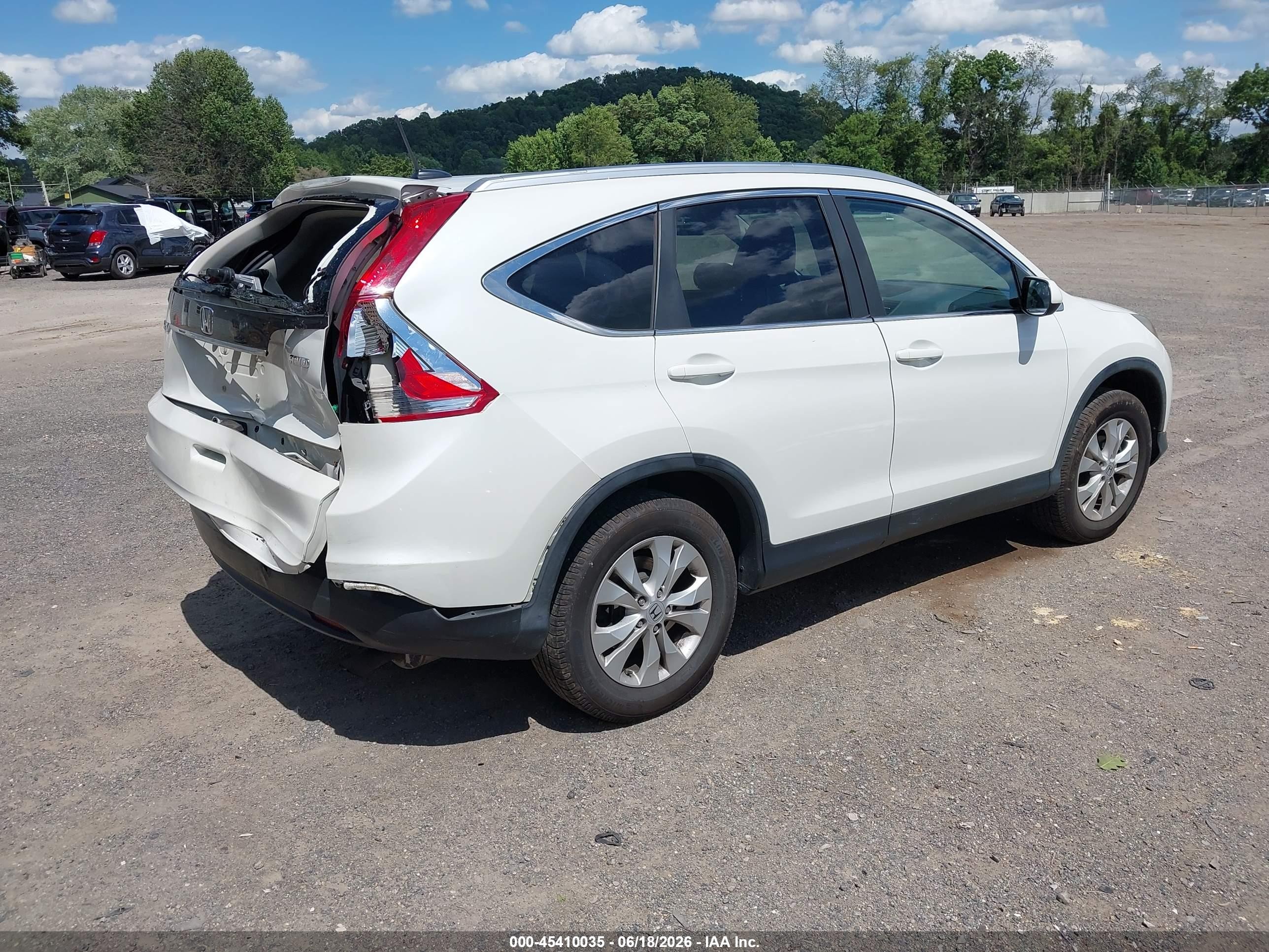 2013 Honda Cr-v Ex-l Black vin: 5J6RM4H7XDL020033