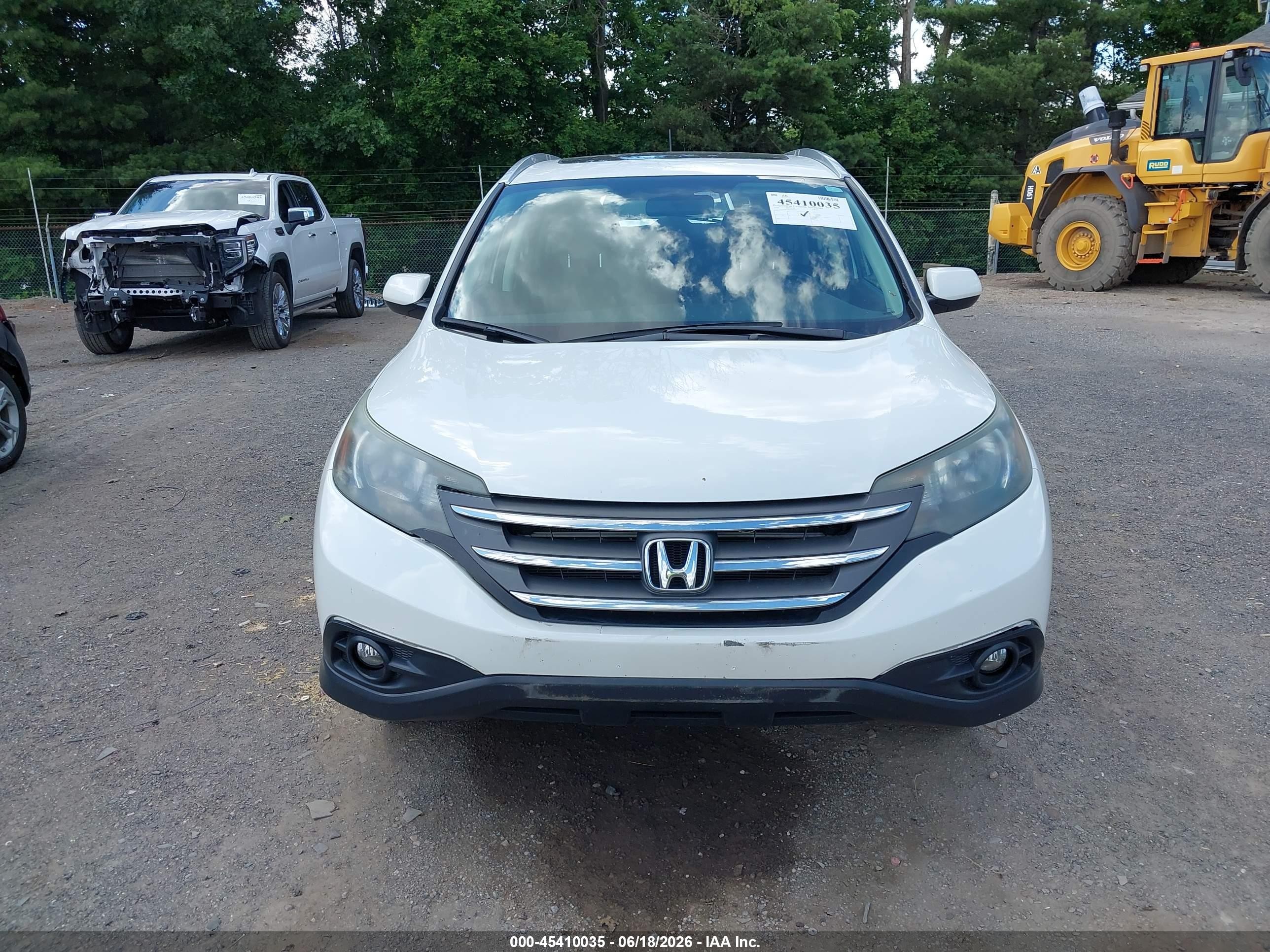 2013 Honda Cr-v Ex-l Black vin: 5J6RM4H7XDL020033