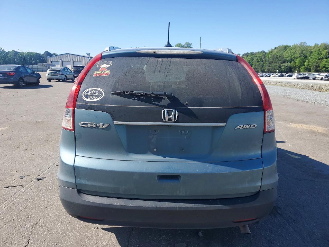 2013 Honda Cr-v Exl Blue vin: 5J6RM4H7XDL023093