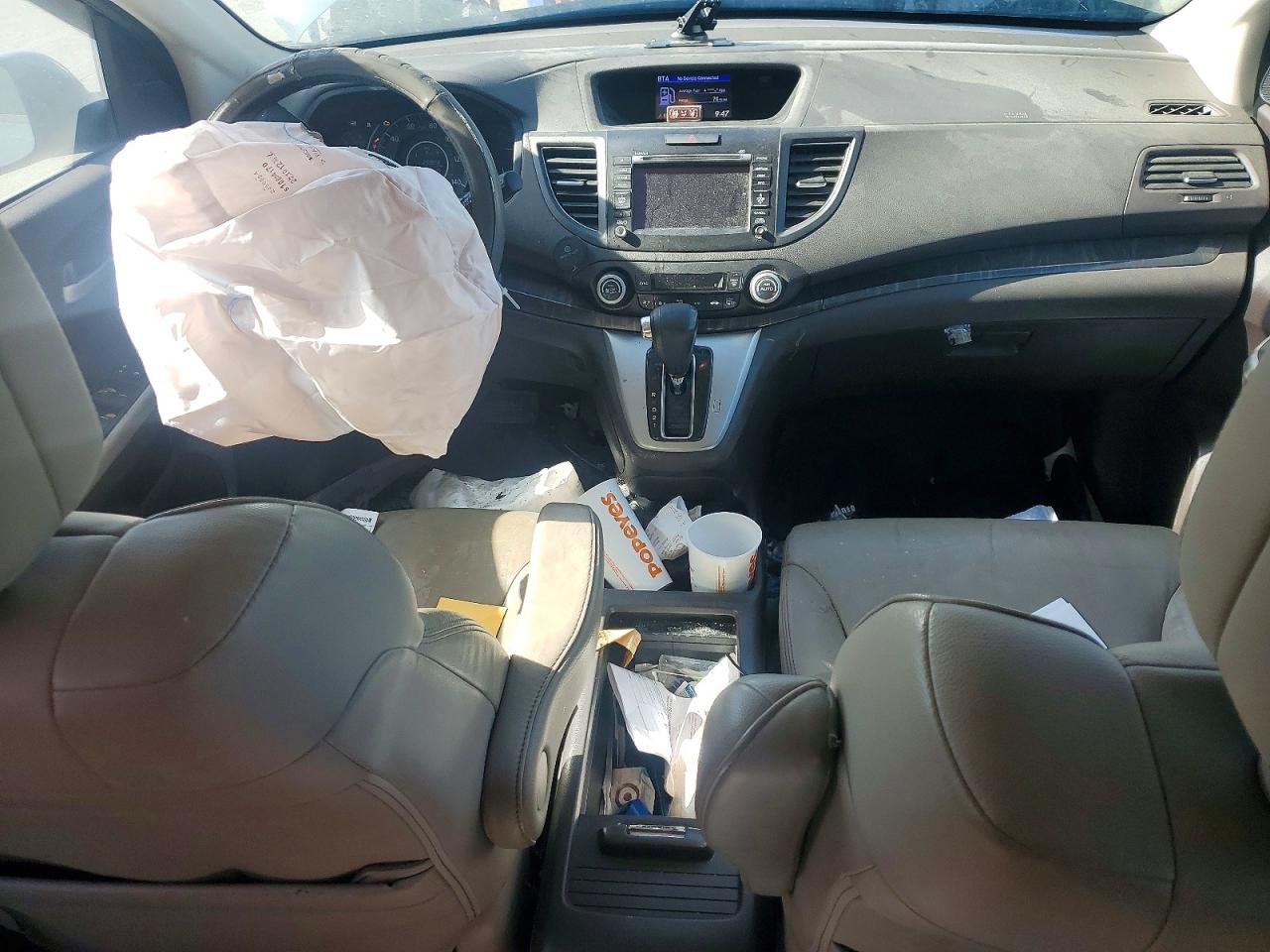 2013 Honda Cr-v Exl Blue vin: 5J6RM4H7XDL023093
