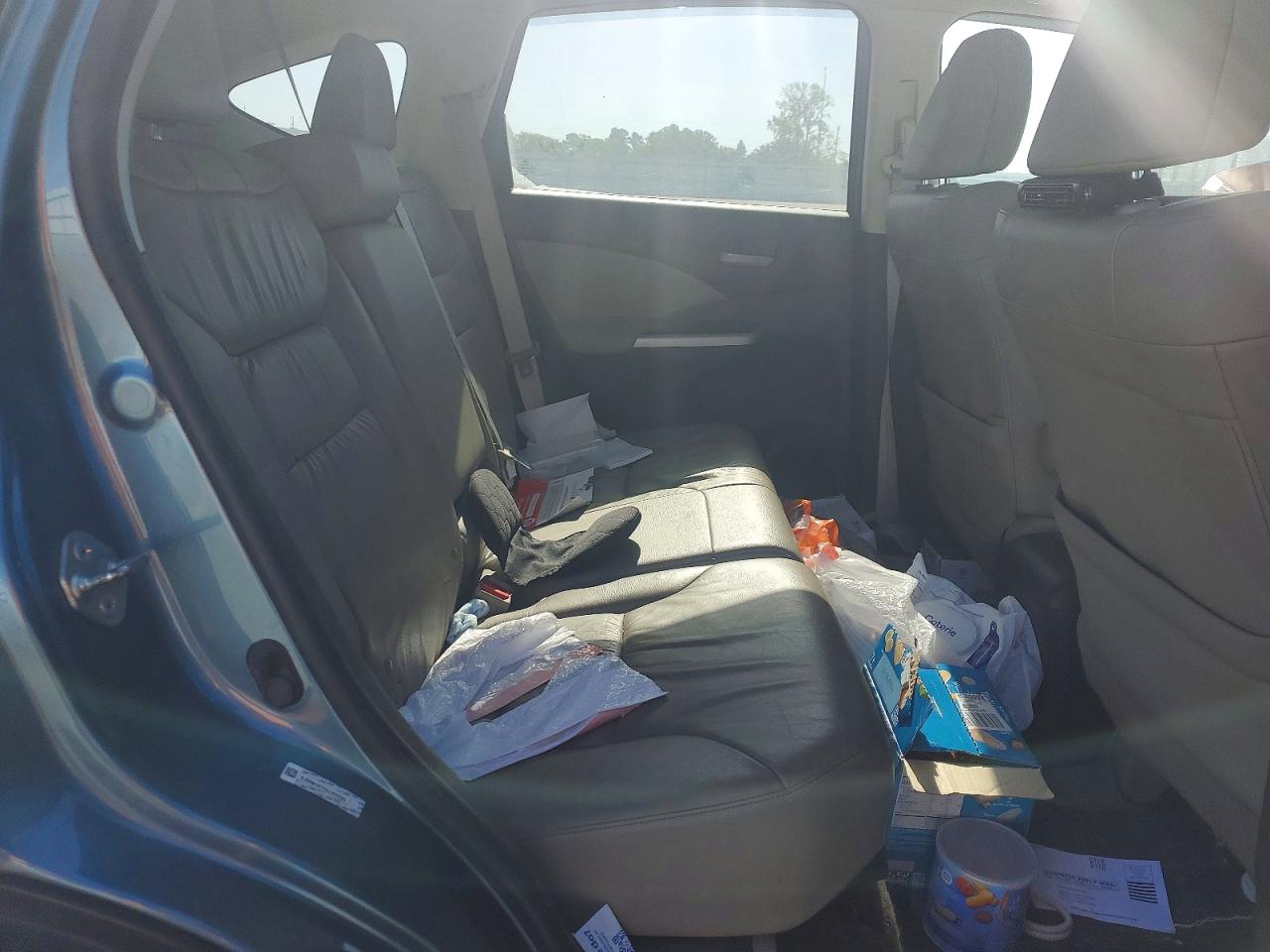 2013 Honda Cr-v Exl Blue vin: 5J6RM4H7XDL023093