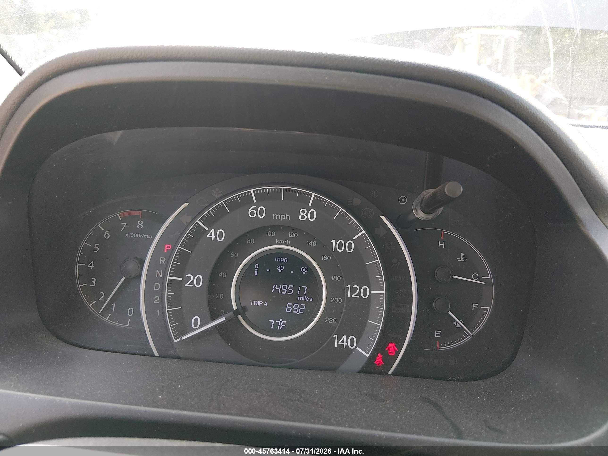 2013 Honda Cr-v Ex-l Teal vin: 5J6RM4H7XDL026754