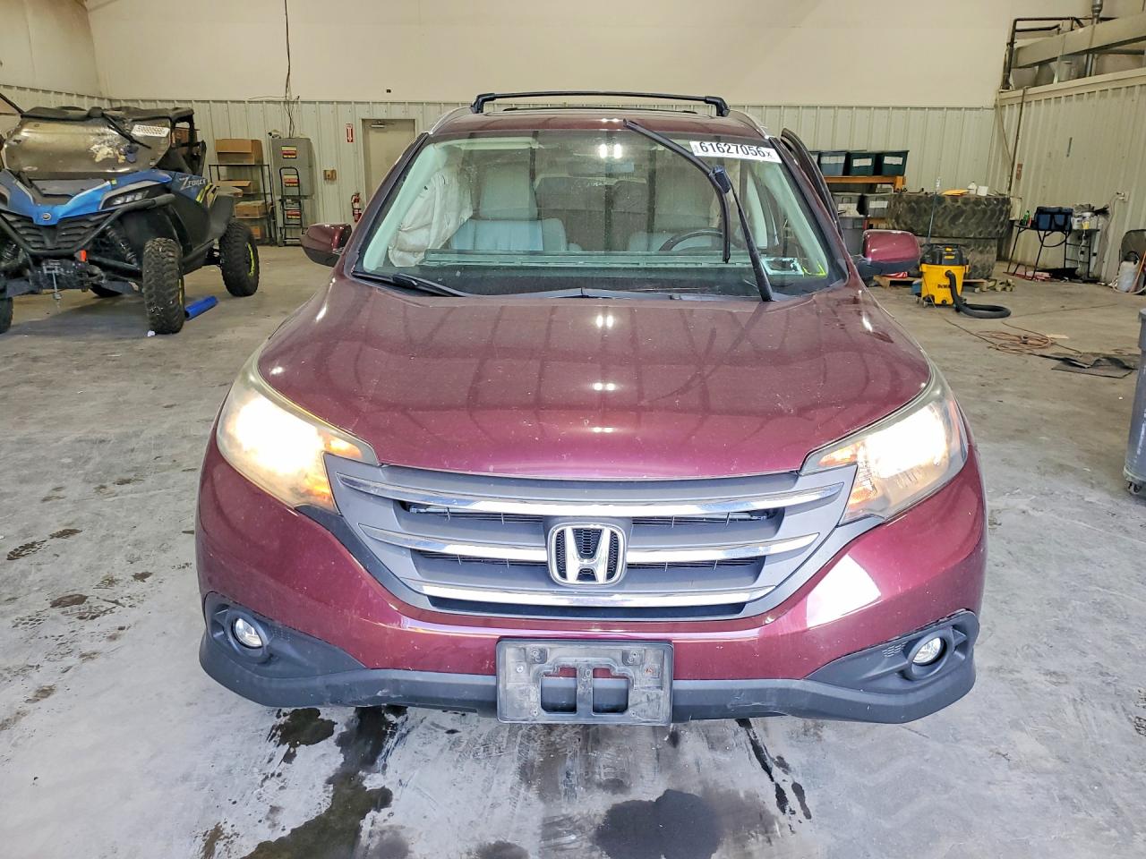 2013 Honda Cr-v Exl Burgundy vin: 5J6RM4H7XDL040802