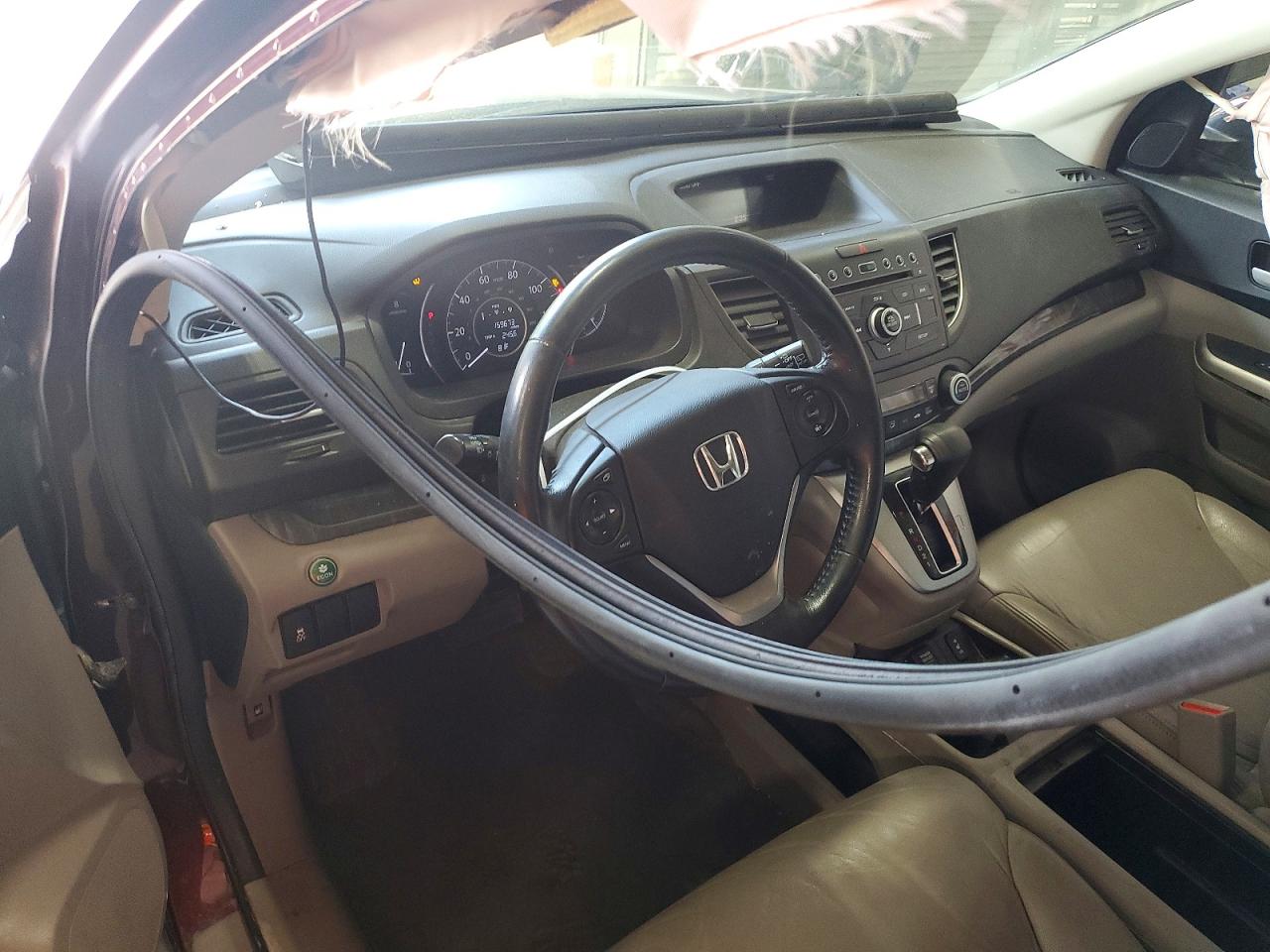 2013 Honda Cr-v Exl Burgundy vin: 5J6RM4H7XDL040802