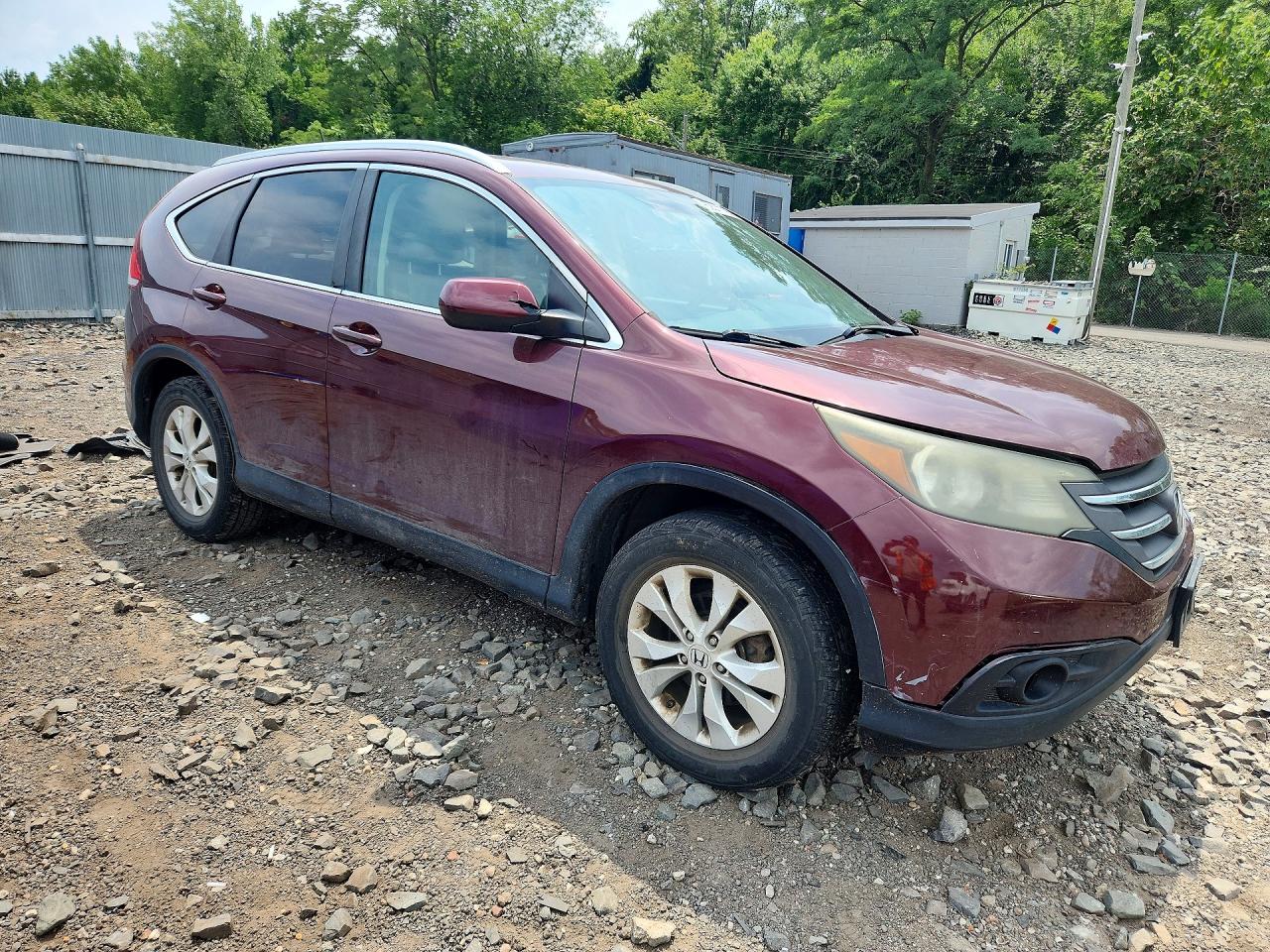 2013 Honda Cr-v Exl Бордовый vin: 5J6RM4H7XDL044266