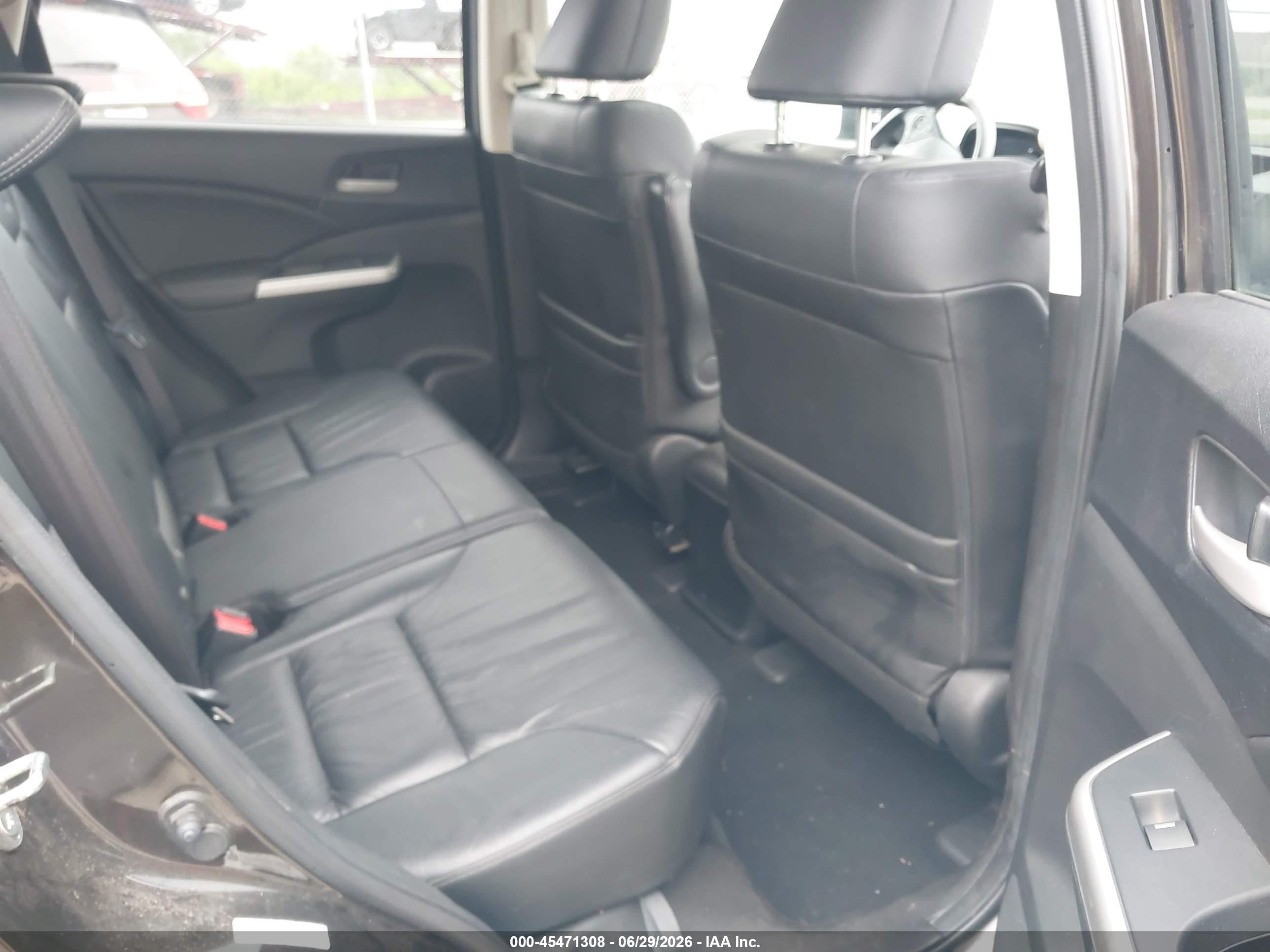 2013 Honda Cr-v Ex-l Brown vin: 5J6RM4H7XDL044705