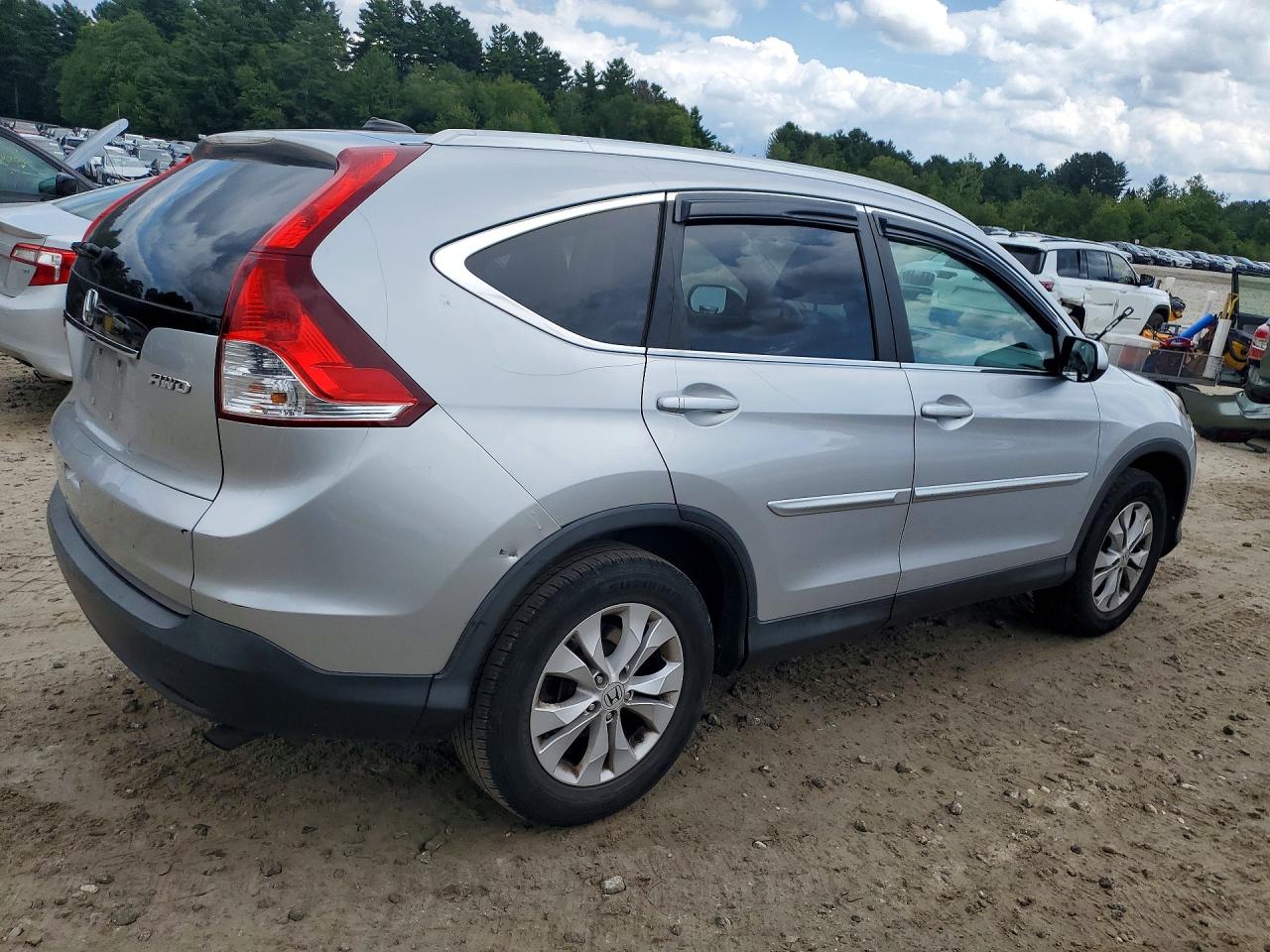 2013 Honda Cr-v Exl Gray vin: 5J6RM4H7XDL061097