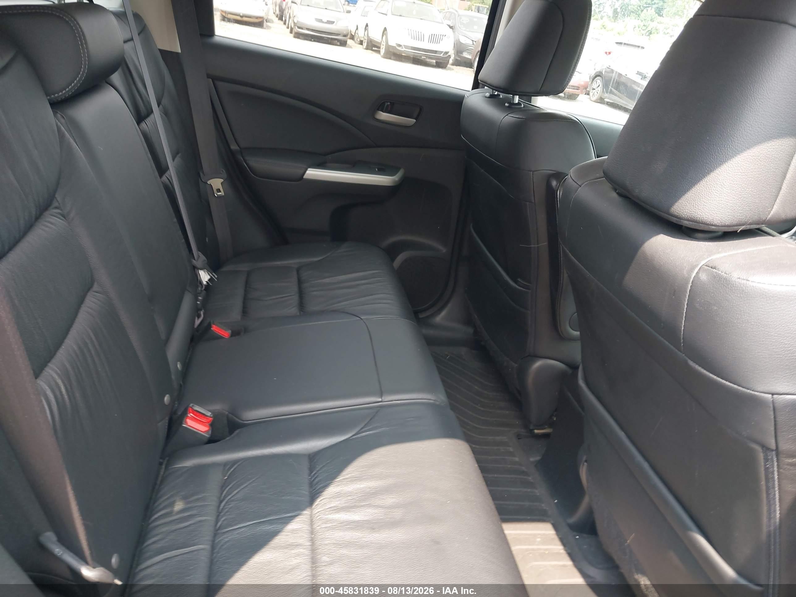 2013 Honda Cr-v Ex-l Черный vin: 5J6RM4H7XDL067417