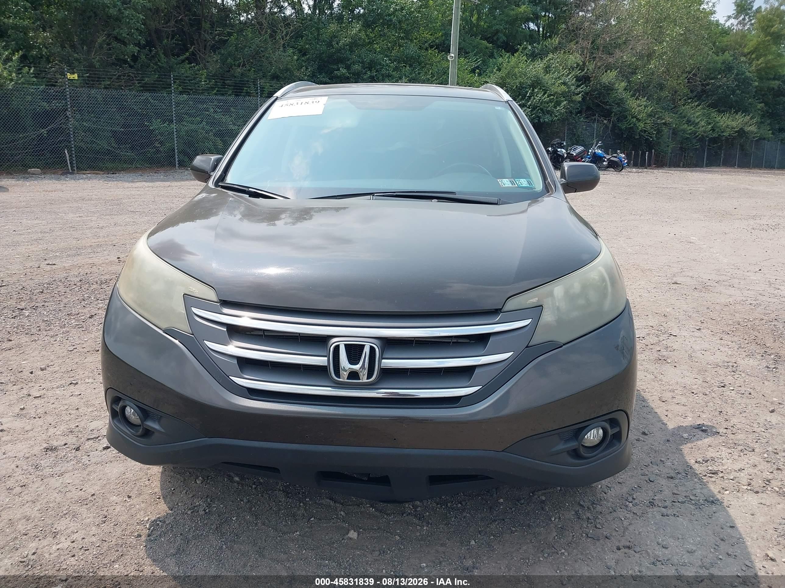 2013 Honda Cr-v Ex-l Черный vin: 5J6RM4H7XDL067417