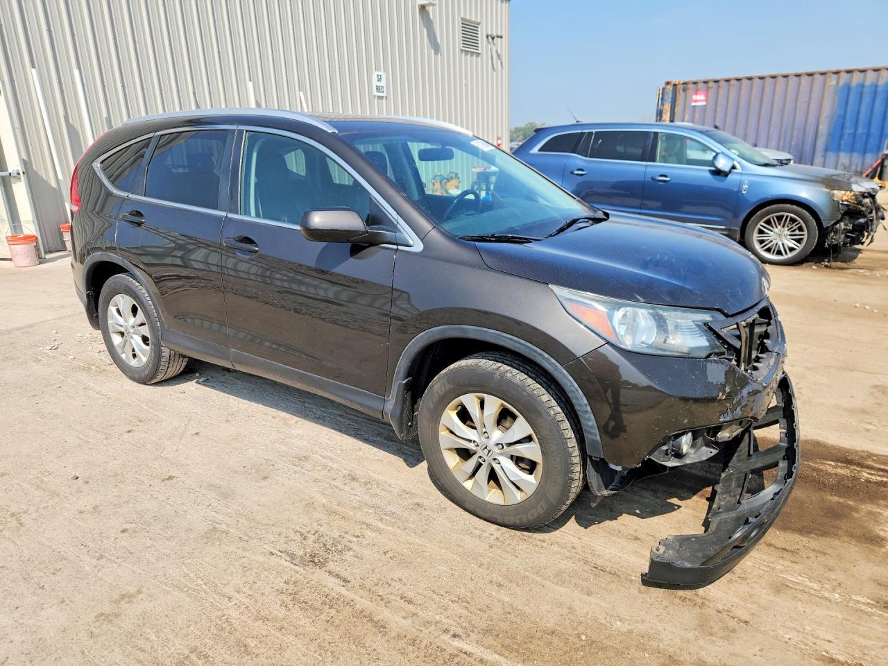 2014 Honda Cr-v Exl Charcoal vin: 5J6RM4H7XEL010376