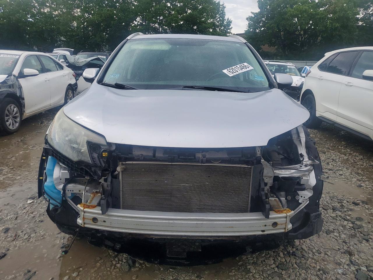 2014 Honda Cr-v Exl Silver vin: 5J6RM4H7XEL055088