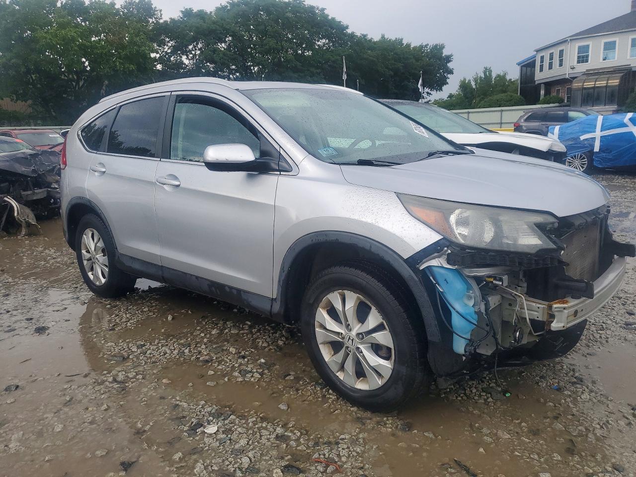 2014 Honda Cr-v Exl Silver vin: 5J6RM4H7XEL055088