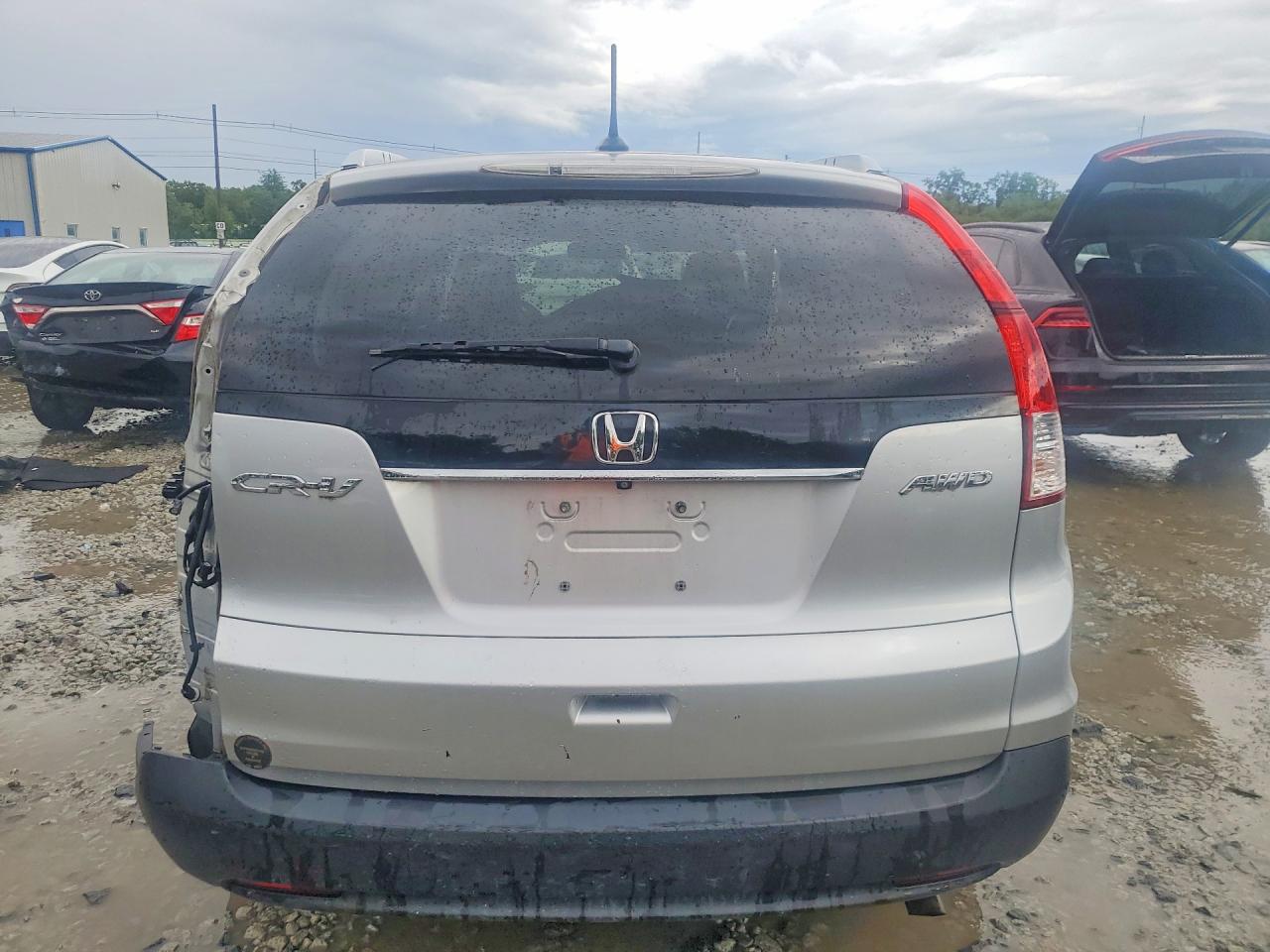 2014 Honda Cr-v Exl Silver vin: 5J6RM4H7XEL055088