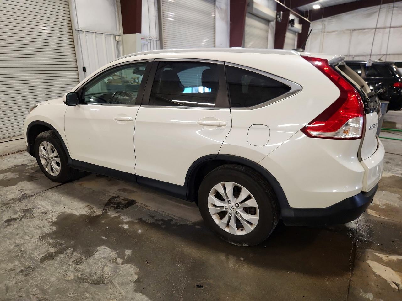 2014 Honda Cr-v Exl White vin: 5J6RM4H7XEL065801