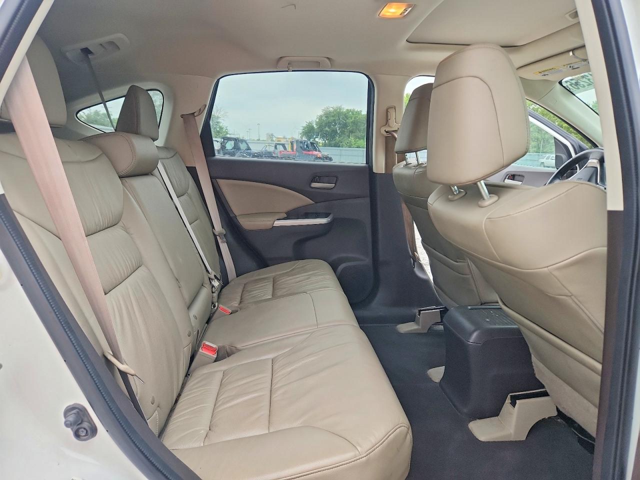 2014 Honda Cr-v Exl White vin: 5J6RM4H7XEL069864