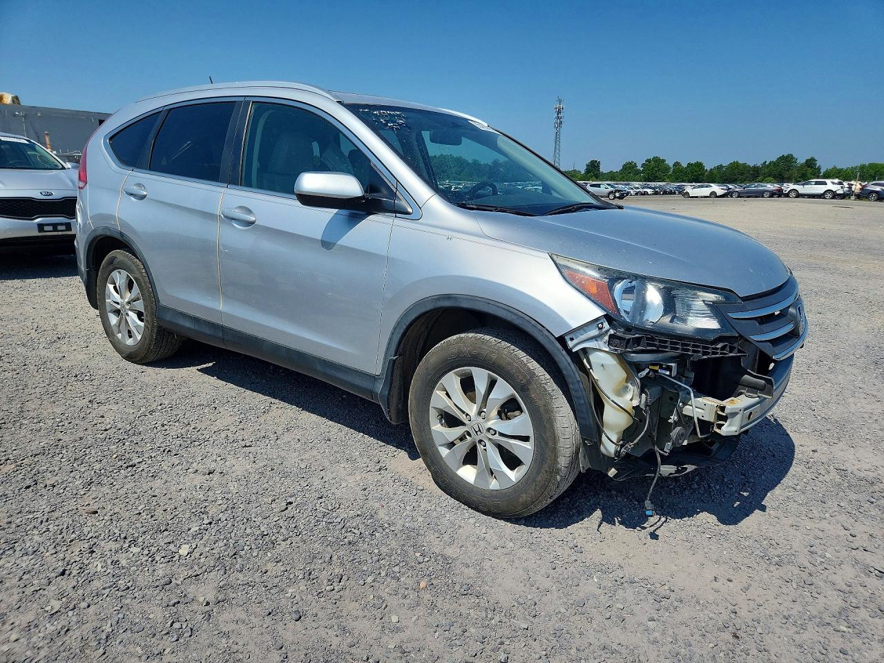2014 Honda Cr-v Exl Gray vin: 5J6RM4H7XEL072599
