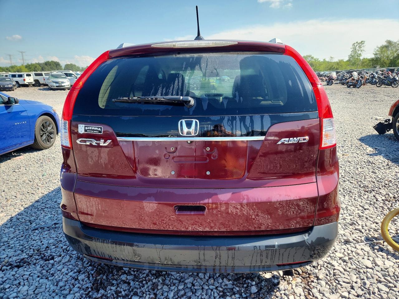 2014 Honda Cr-v Exl Maroon vin: 5J6RM4H7XEL081125