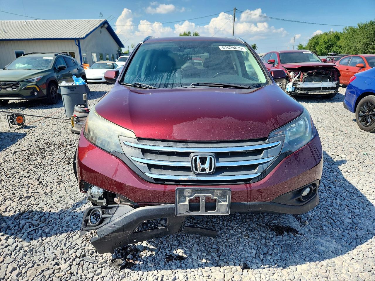 2014 Honda Cr-v Exl Maroon vin: 5J6RM4H7XEL081125