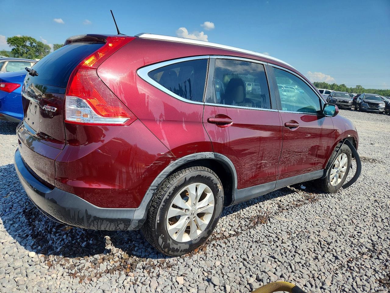2014 Honda Cr-v Exl Maroon vin: 5J6RM4H7XEL081125
