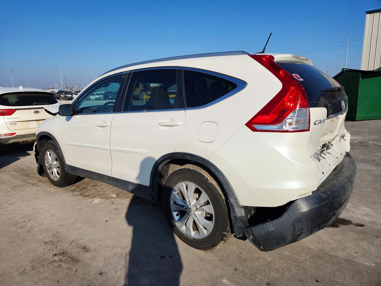 2014 Honda Cr-v Exl Белый vin: 5J6RM4H7XEL085658