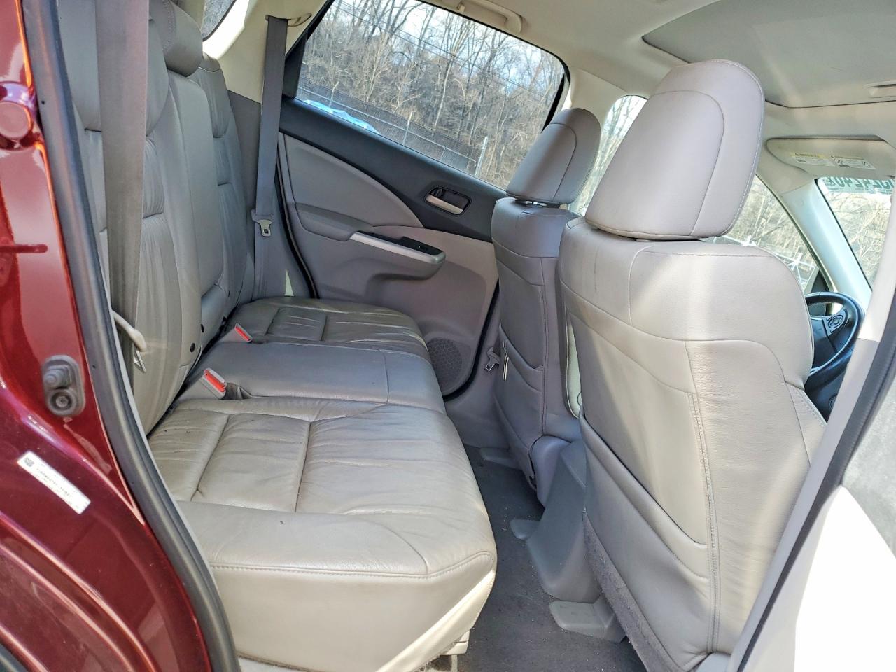 2014 Honda Cr-v Exl Burgundy vin: 5J6RM4H7XEL091847