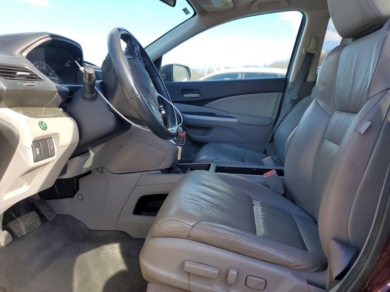 2014 Honda Cr-v Exl Burgundy vin: 5J6RM4H7XEL091847