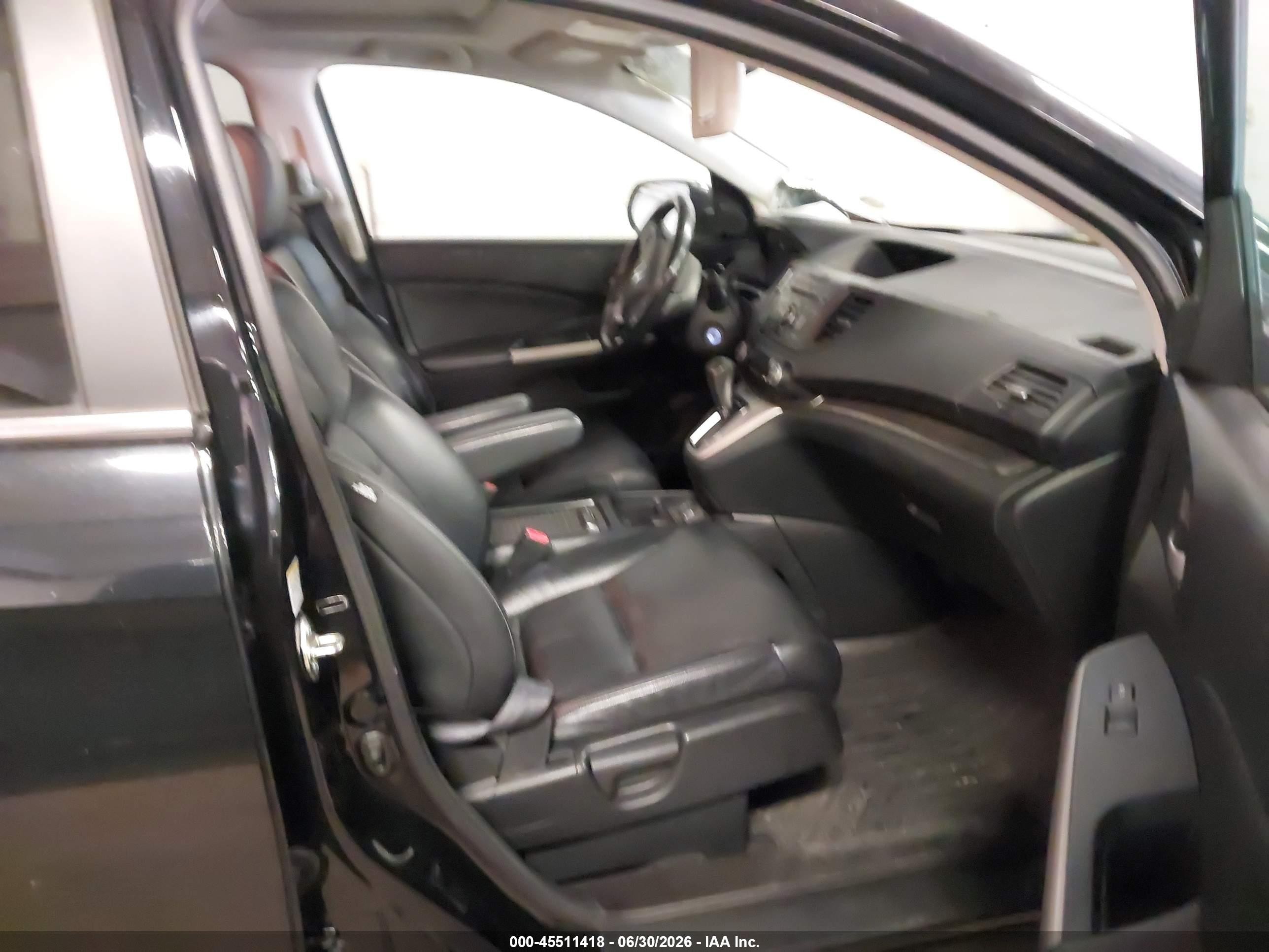 2014 Honda Cr-v Ex-l Черный vin: 5J6RM4H7XEL106413