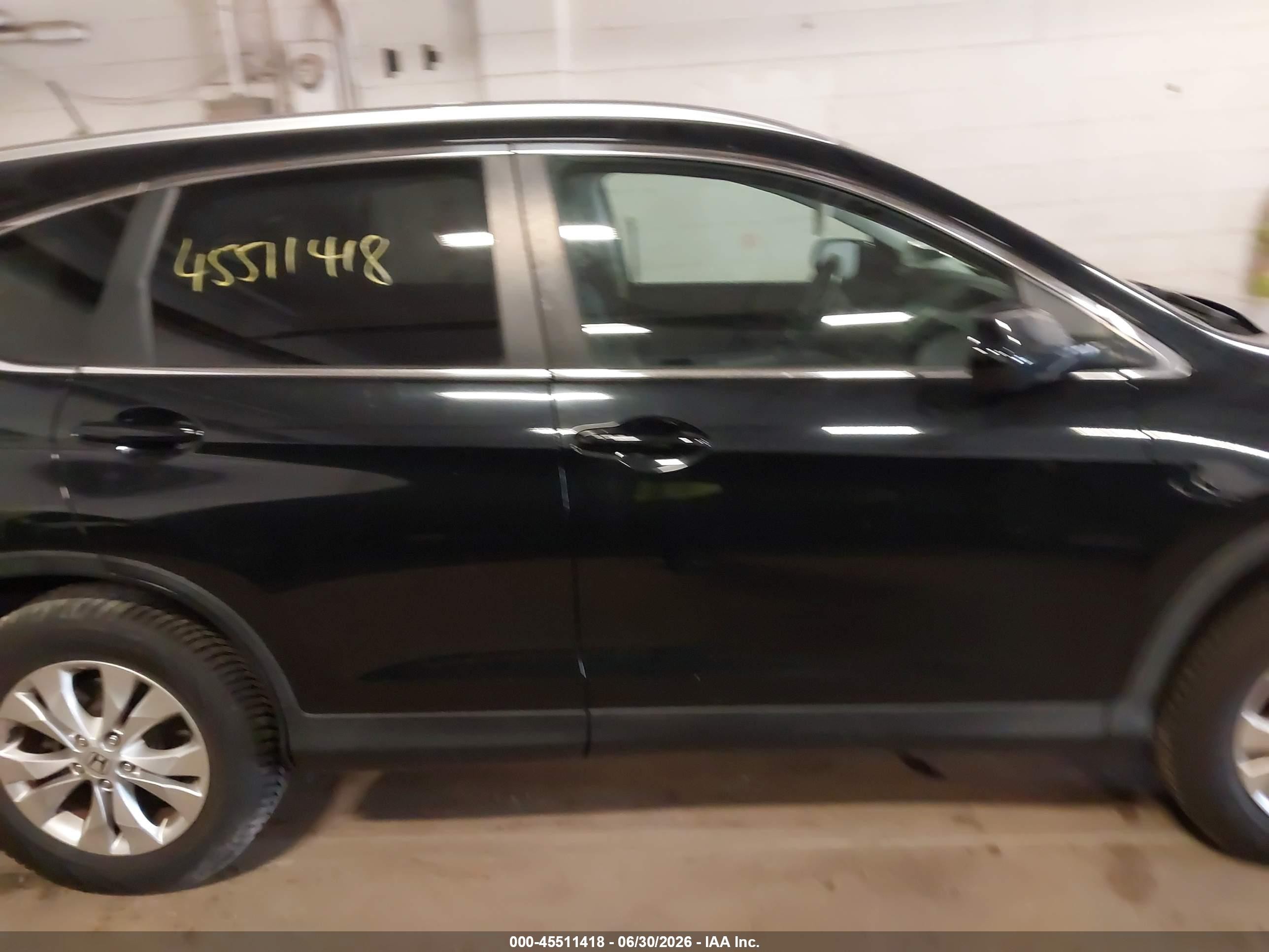 2014 Honda Cr-v Ex-l Черный vin: 5J6RM4H7XEL106413