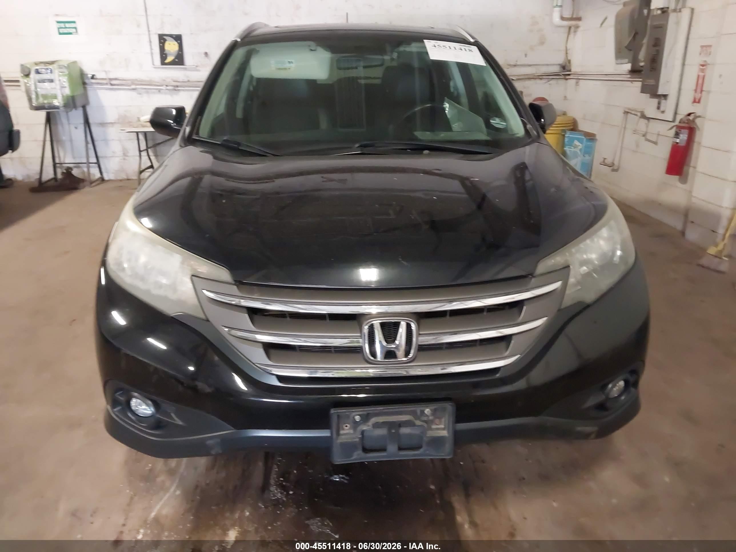 2014 Honda Cr-v Ex-l Черный vin: 5J6RM4H7XEL106413