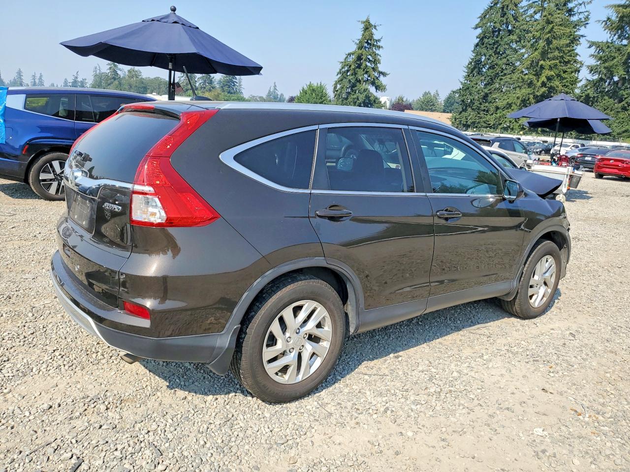2015 Honda Cr-v Exl Black vin: 5J6RM4H7XFL007642
