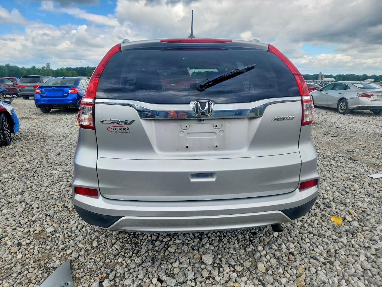 2015 Honda Cr-v Exl Серебряный vin: 5J6RM4H7XFL012159