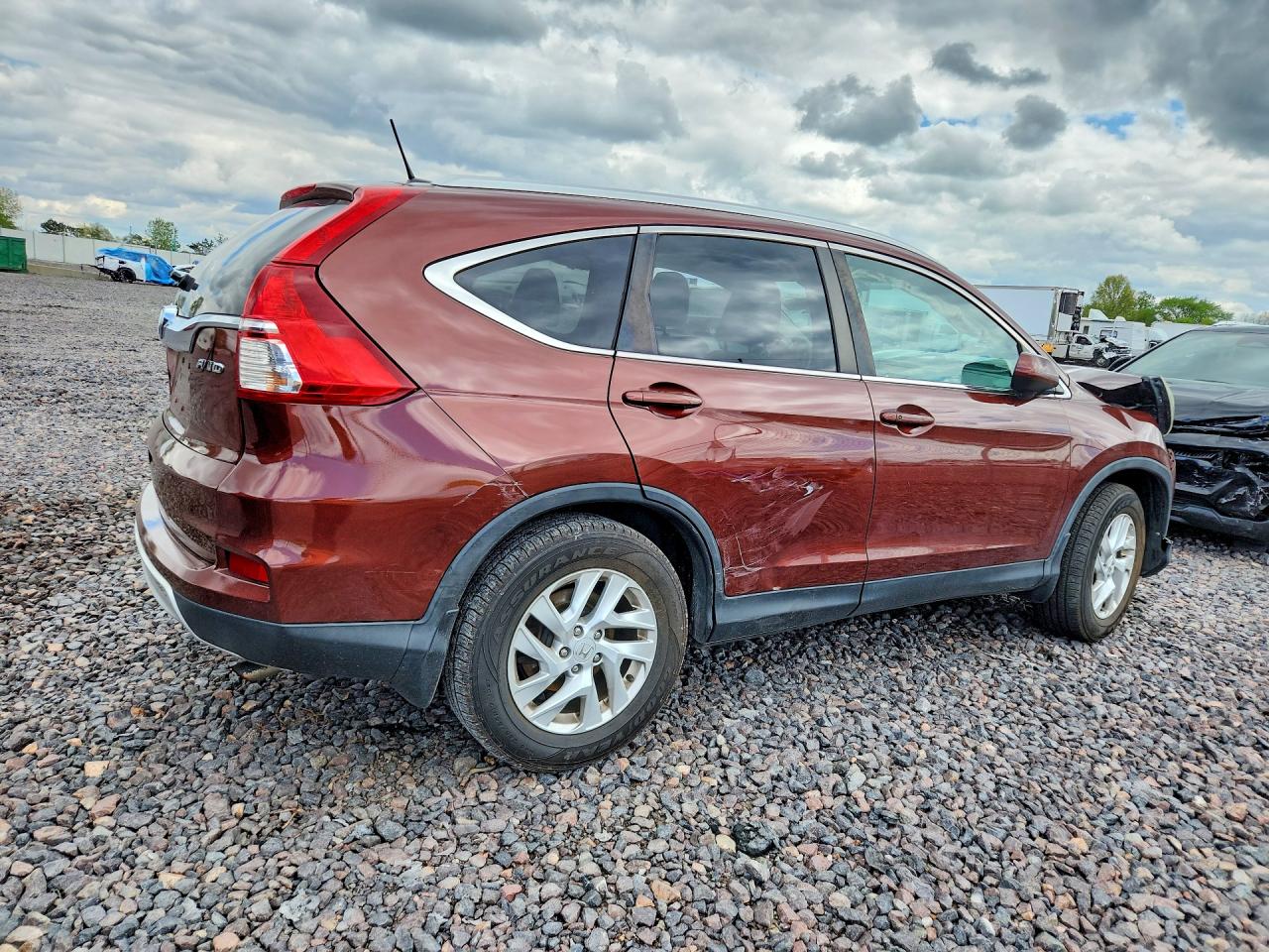2015 Honda Cr-v Exl Brown vin: 5J6RM4H7XFL041841