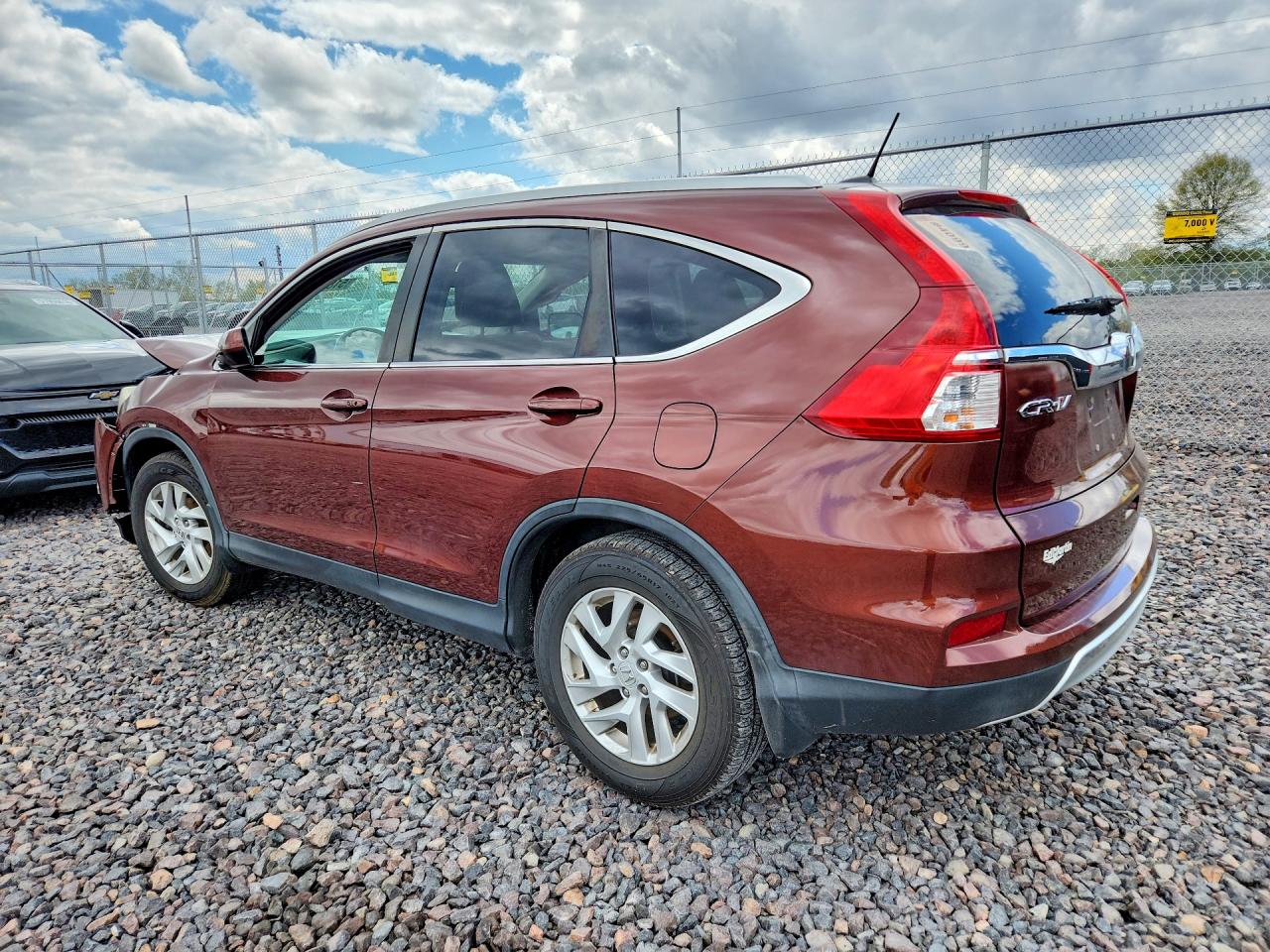 2015 Honda Cr-v Exl Brown vin: 5J6RM4H7XFL041841