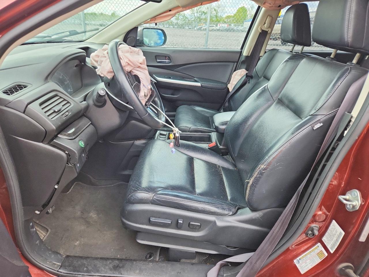 2015 Honda Cr-v Exl Brown vin: 5J6RM4H7XFL041841