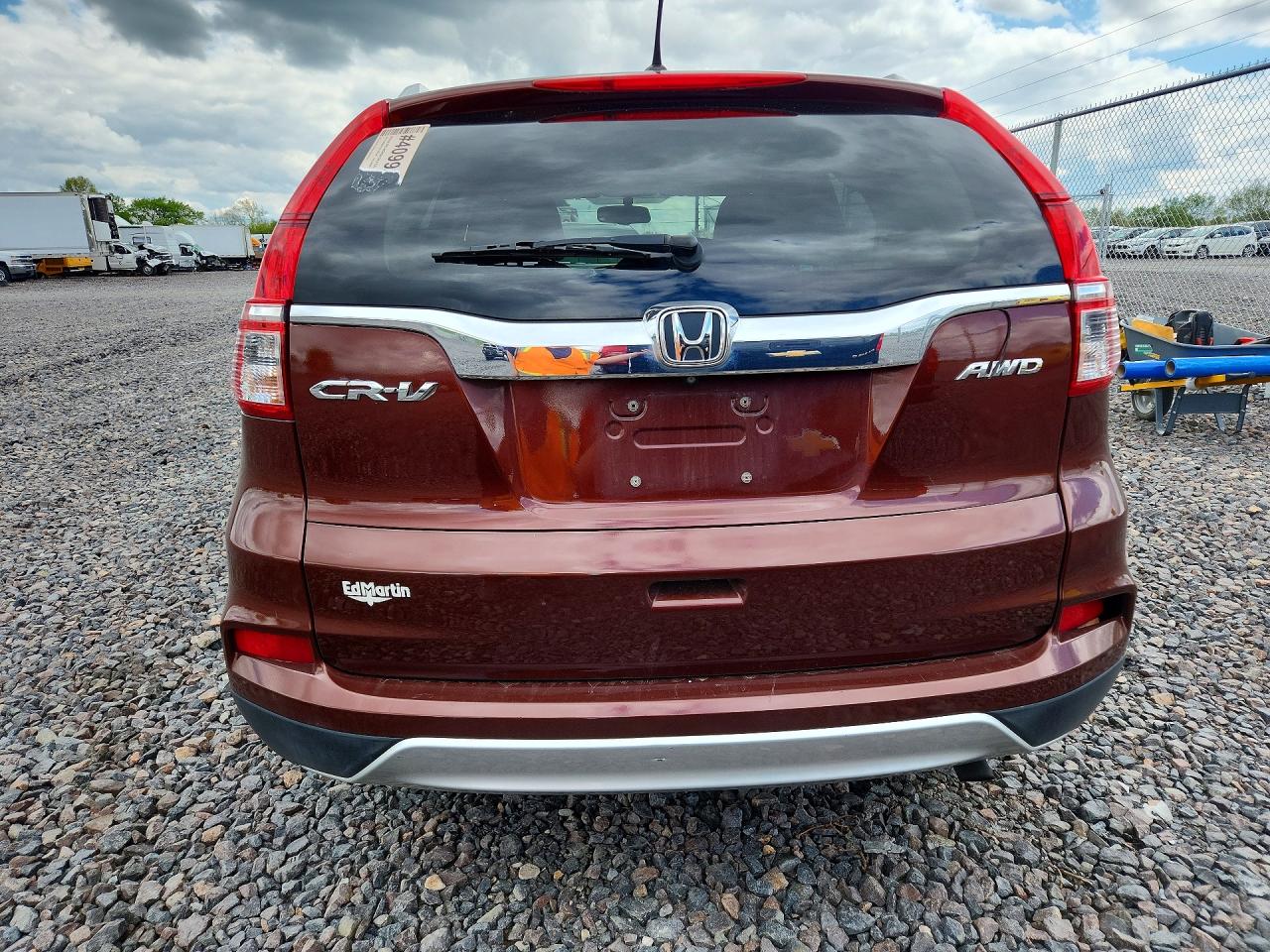 2015 Honda Cr-v Exl Brown vin: 5J6RM4H7XFL041841