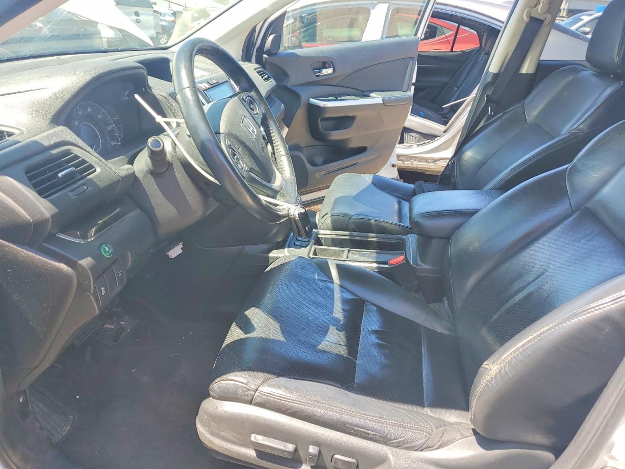 2015 Honda Cr-v Exl White vin: 5J6RM4H7XFL054427