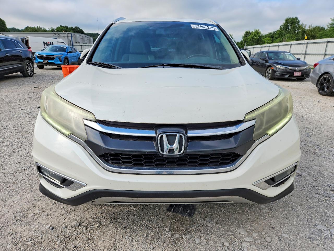 2015 Honda Cr-v Exl White vin: 5J6RM4H7XFL092966