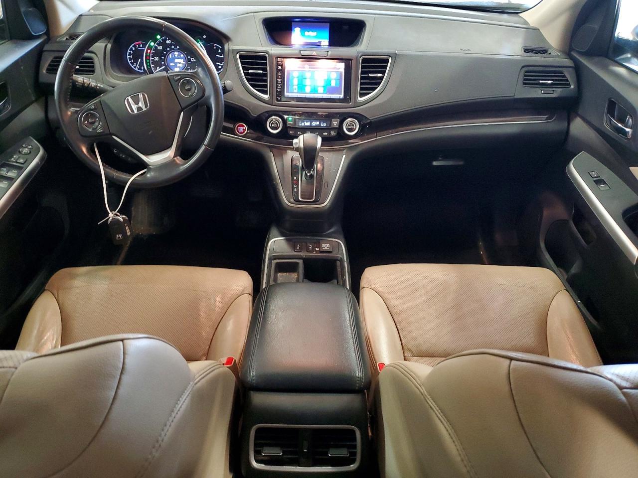 2015 Honda Cr-v Exl Белый vin: 5J6RM4H7XFL102329