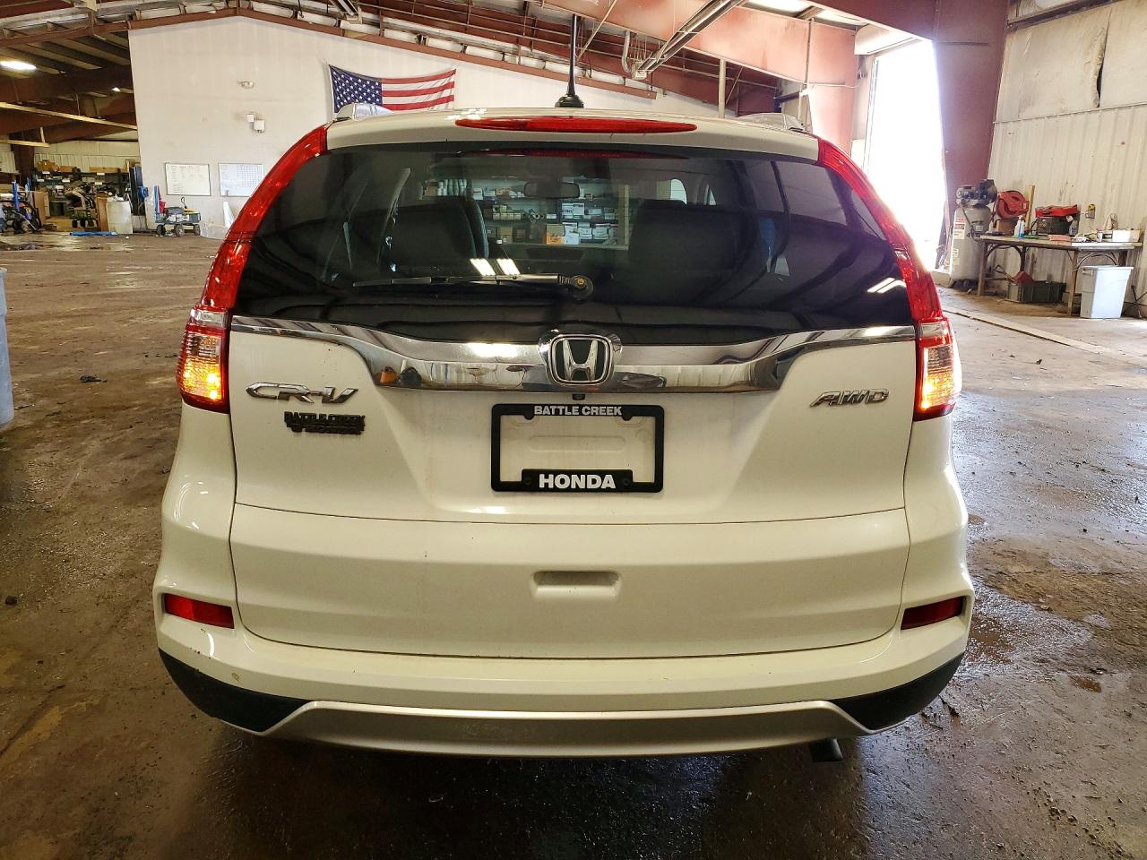 2015 Honda Cr-v Exl Белый vin: 5J6RM4H7XFL102329