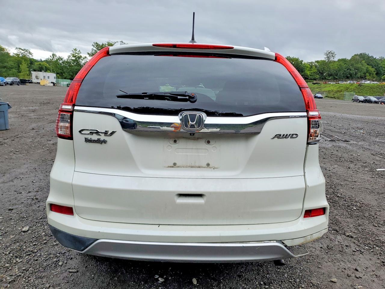 2015 Honda Cr-v Exl Белый vin: 5J6RM4H7XFL132477