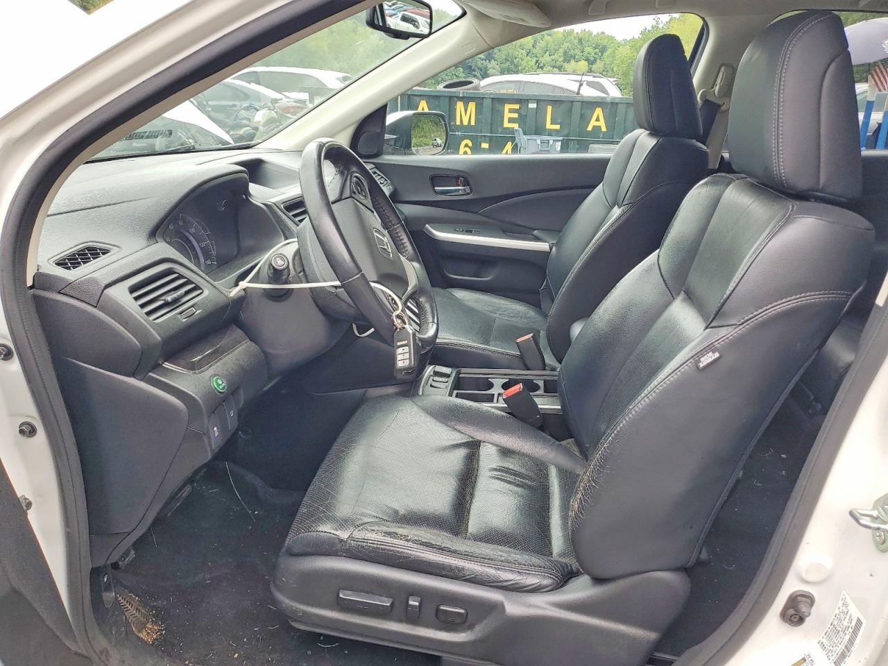 2015 Honda Cr-v Exl Белый vin: 5J6RM4H7XFL132477