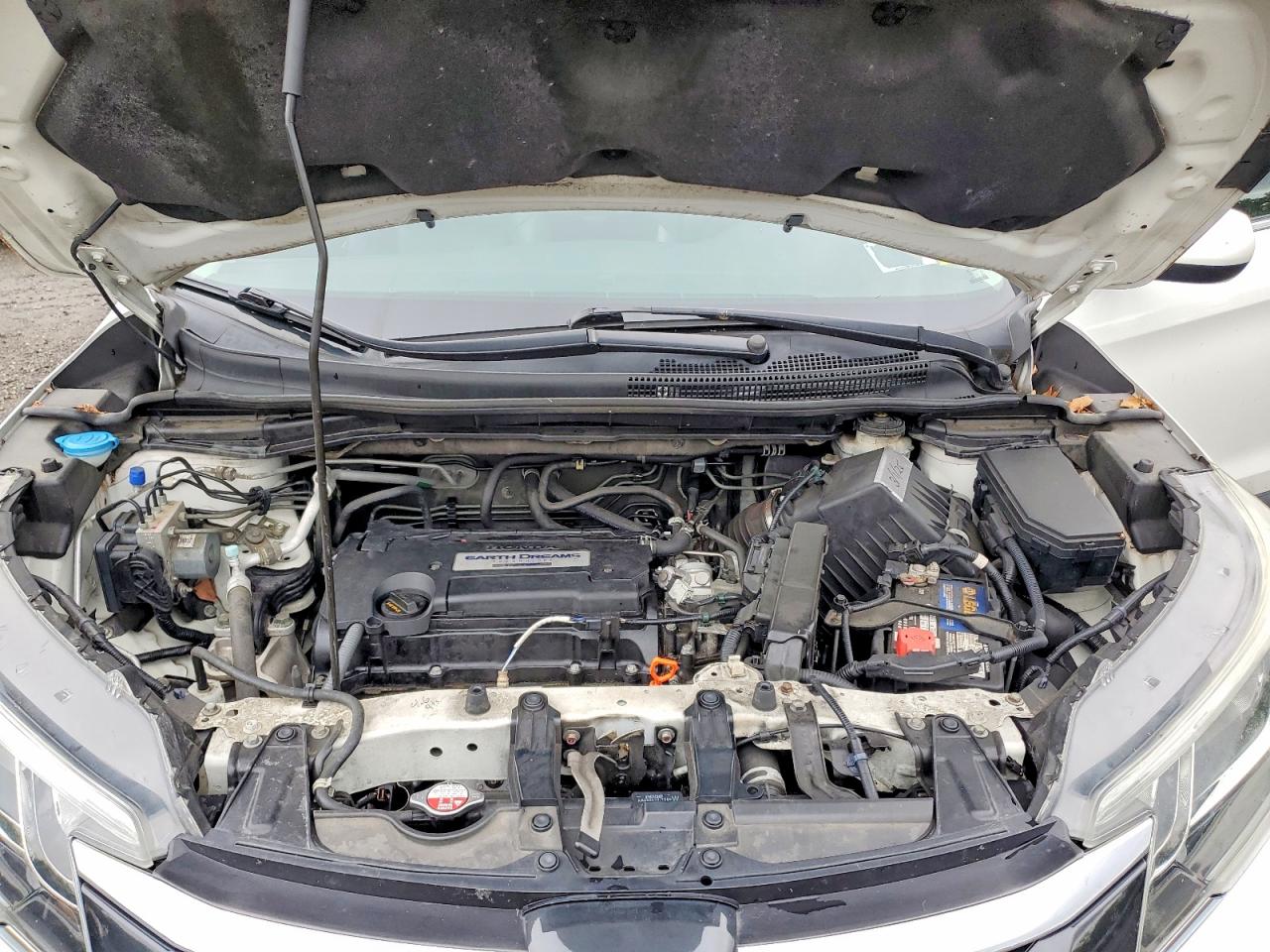 2015 Honda Cr-v Exl Белый vin: 5J6RM4H7XFL132477