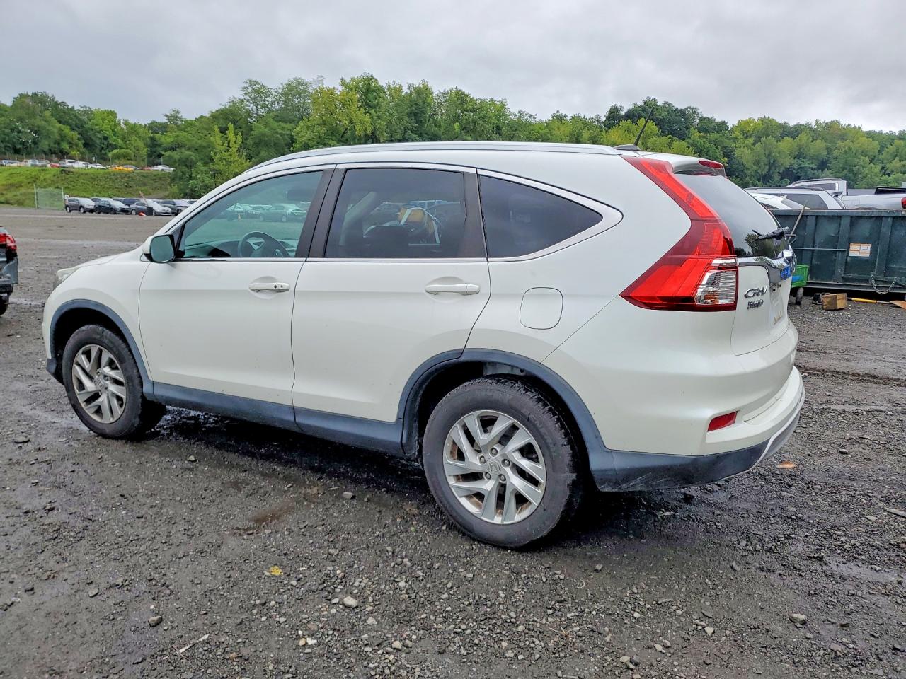 2015 Honda Cr-v Exl Белый vin: 5J6RM4H7XFL132477