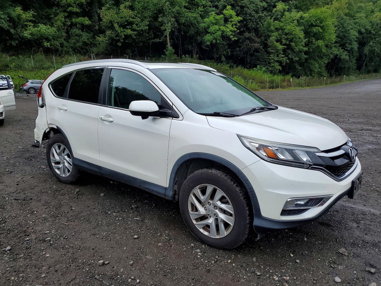 2015 Honda Cr-v Exl Белый vin: 5J6RM4H7XFL132477