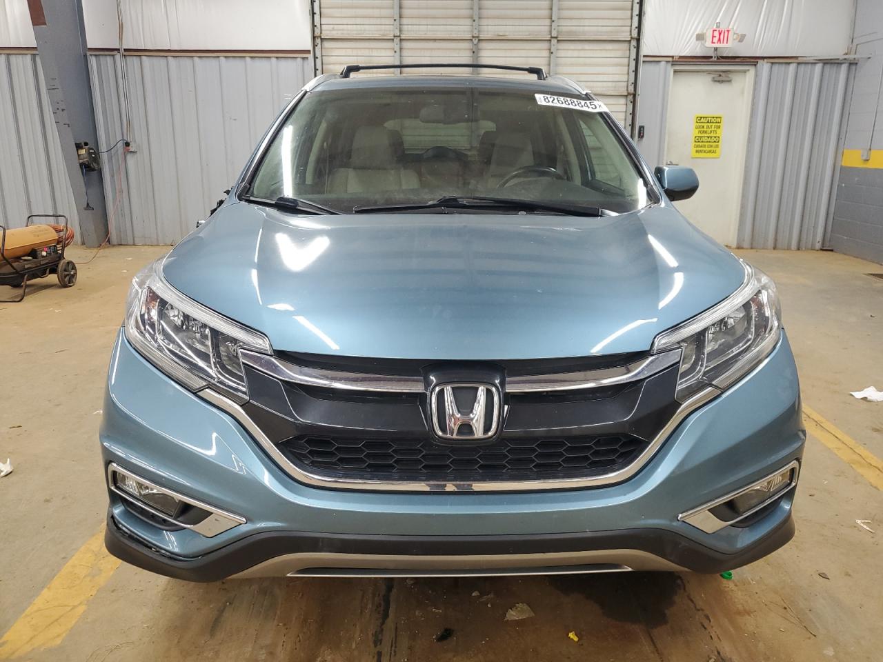 2015 Honda Cr-v Exl Blue vin: 5J6RM4H7XFL133905