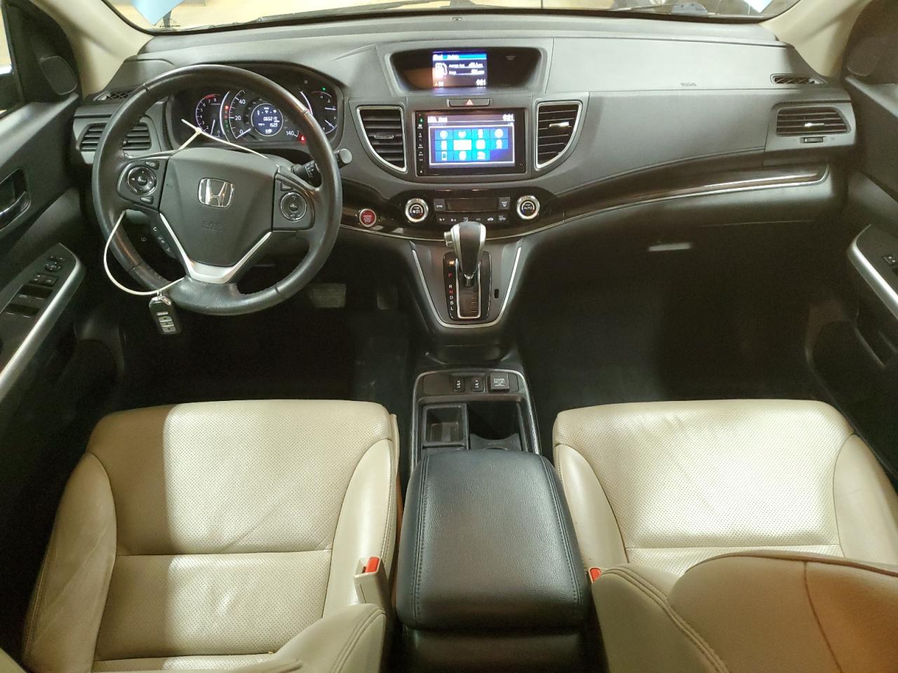 2015 Honda Cr-v Exl Blue vin: 5J6RM4H7XFL133905