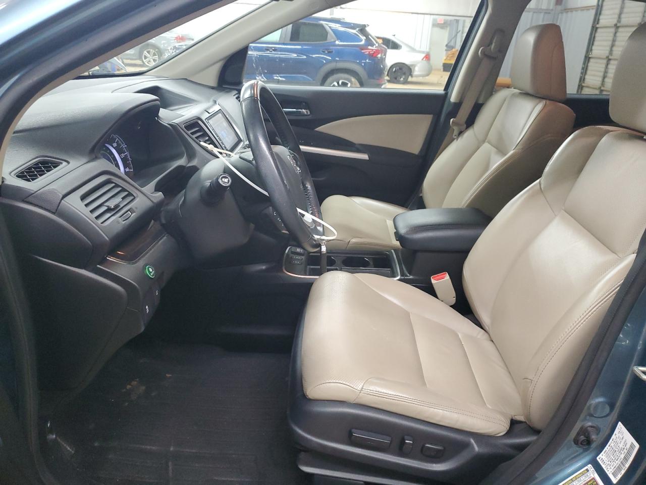 2015 Honda Cr-v Exl Blue vin: 5J6RM4H7XFL133905