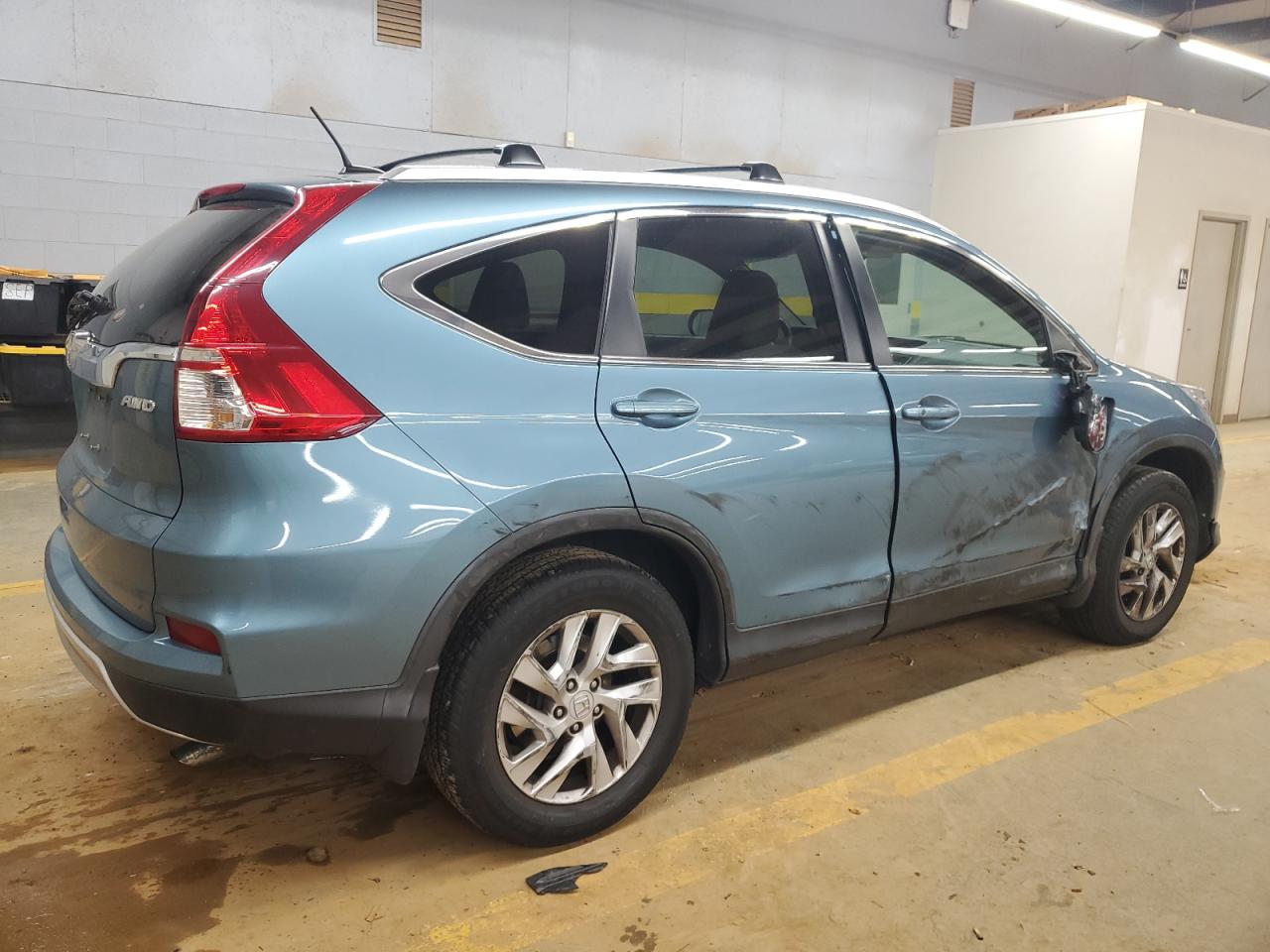 2015 Honda Cr-v Exl Blue vin: 5J6RM4H7XFL133905